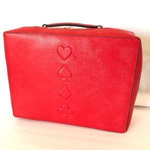 Red Estee Lauger Notebook Bag Vintage Bag Purse